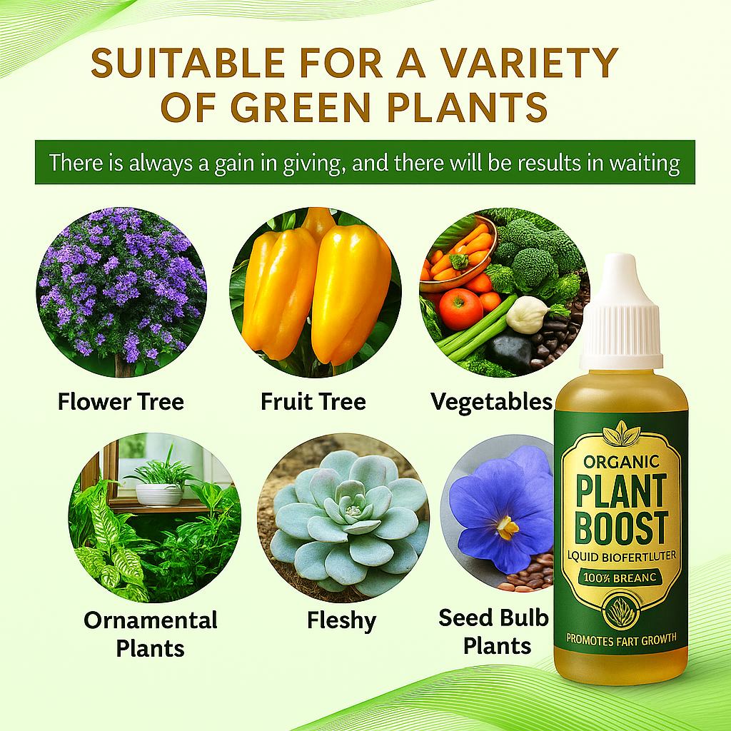 🔥 BUY 1 GET 3 FREE 🔥 Plant Boost Liquid Biofertilizer for All Crops,Organic