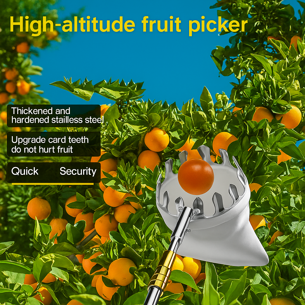 🔥 Last Day Sale - 50% Off🔥 1 Set Fruit Picker Fruit Picking Tool With Storage Bag