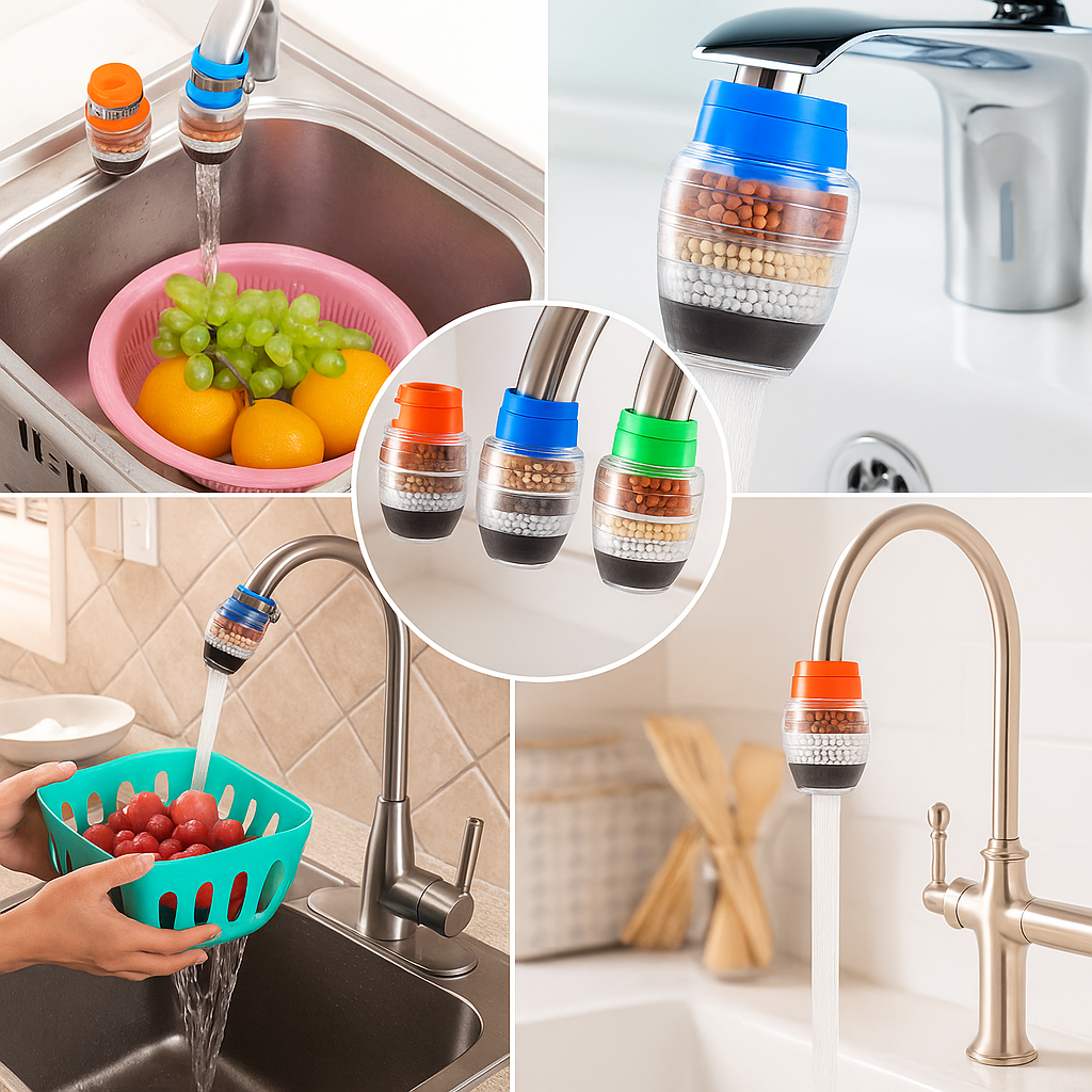🔥 Buy 1 Get 1 FREE 🔥 Home Kitchen Faucet Tap Water Clean Purifier Filter