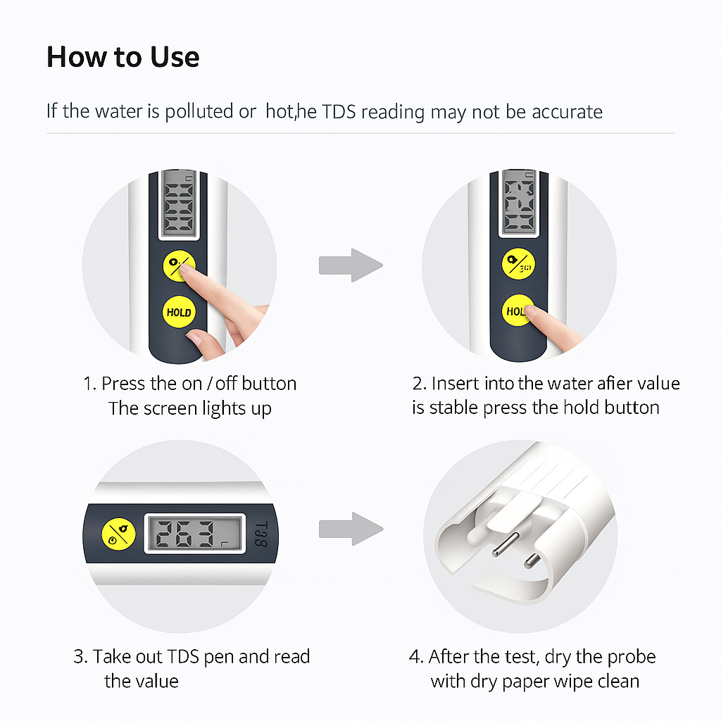Digital Water TDS Meter Tester