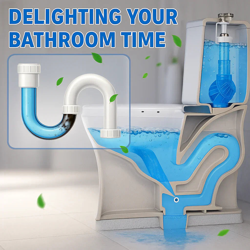 Blue Bubble Toilet Cleaner - Buy 1 Get 1 Free