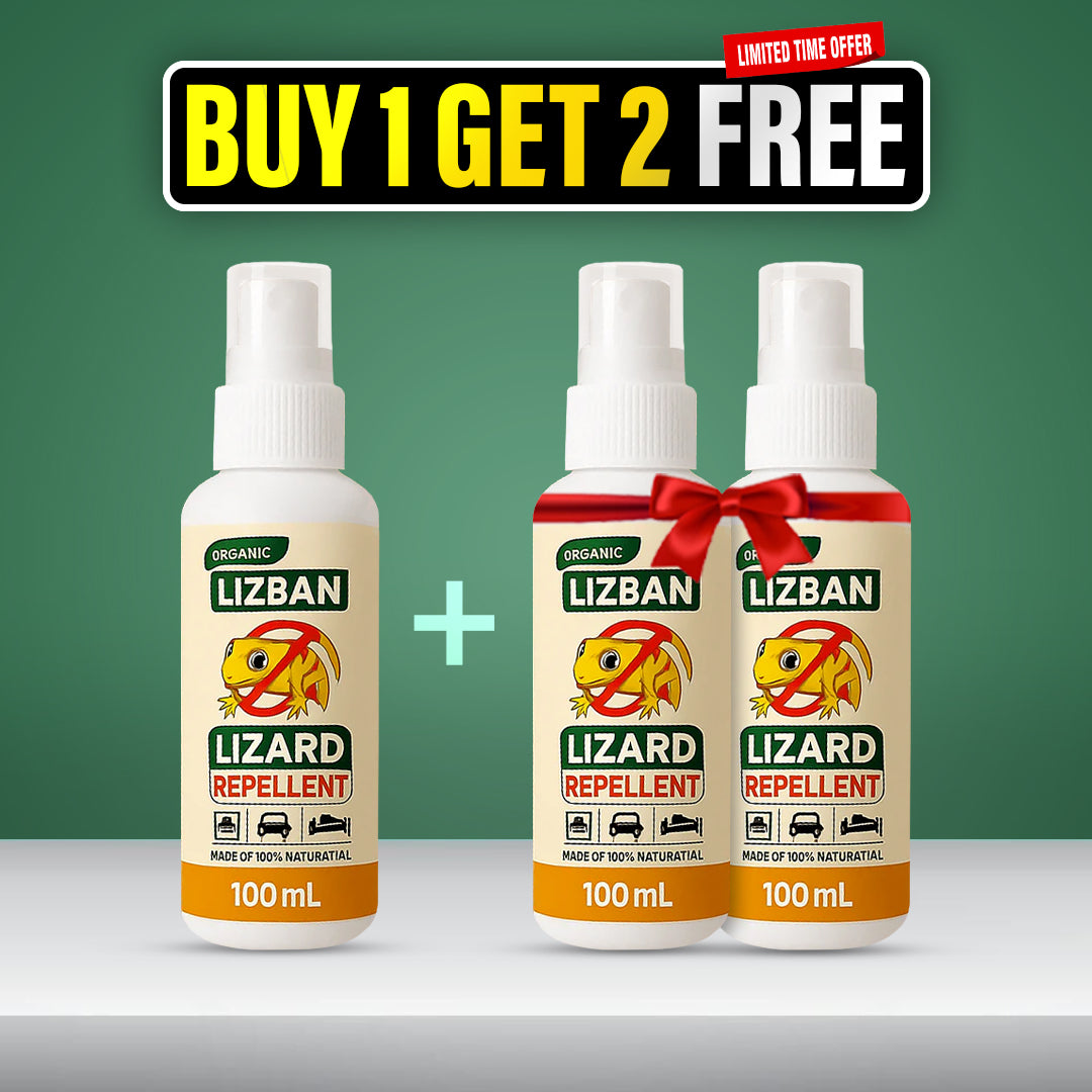 🔥 BUY 1 GET 2 FREE 🔥 Lizard Repellent Spray - Safe, Effective Lizard Protection