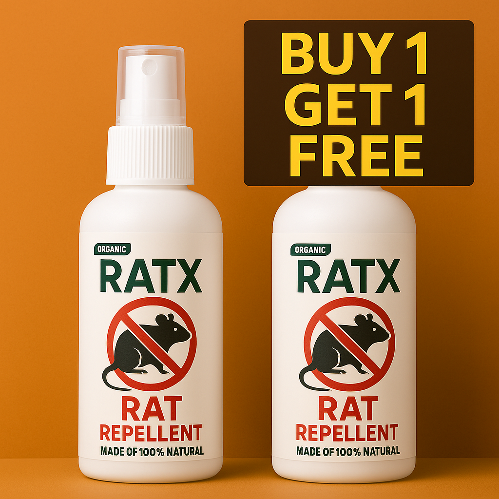 RatX Rat Repellent Spray - Safe, Effective Rat Protection (Buy 1 Get 1 Free)