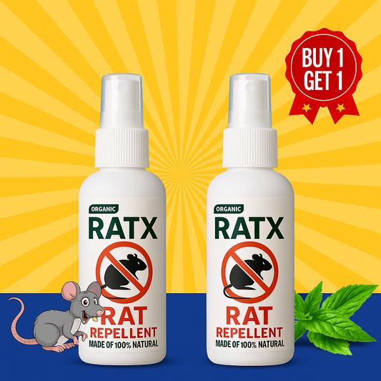 RatX Rat Repellent Spray - Safe, Effective Rat Protection (Buy 1 Get 1 Free)