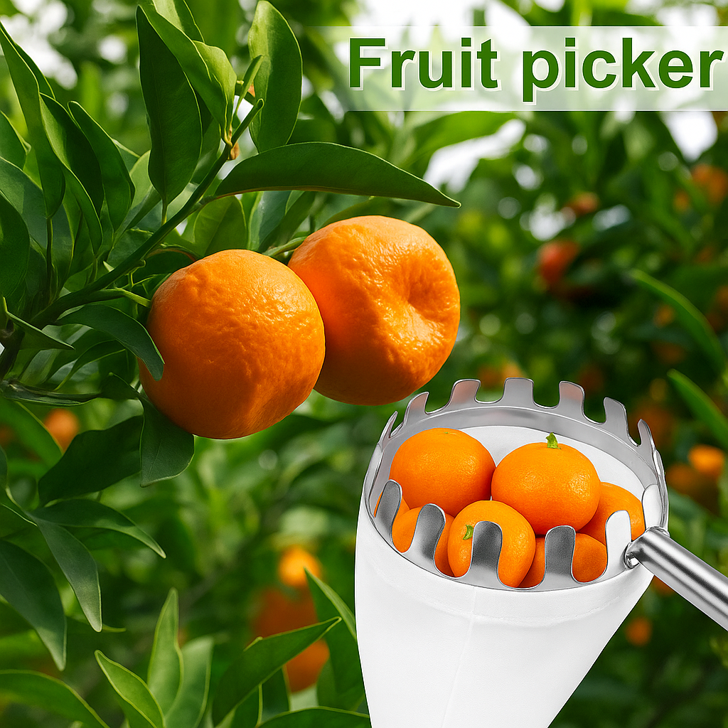 🔥 Last Day Sale - 50% Off🔥 1 Set Fruit Picker Fruit Picking Tool With Storage Bag
