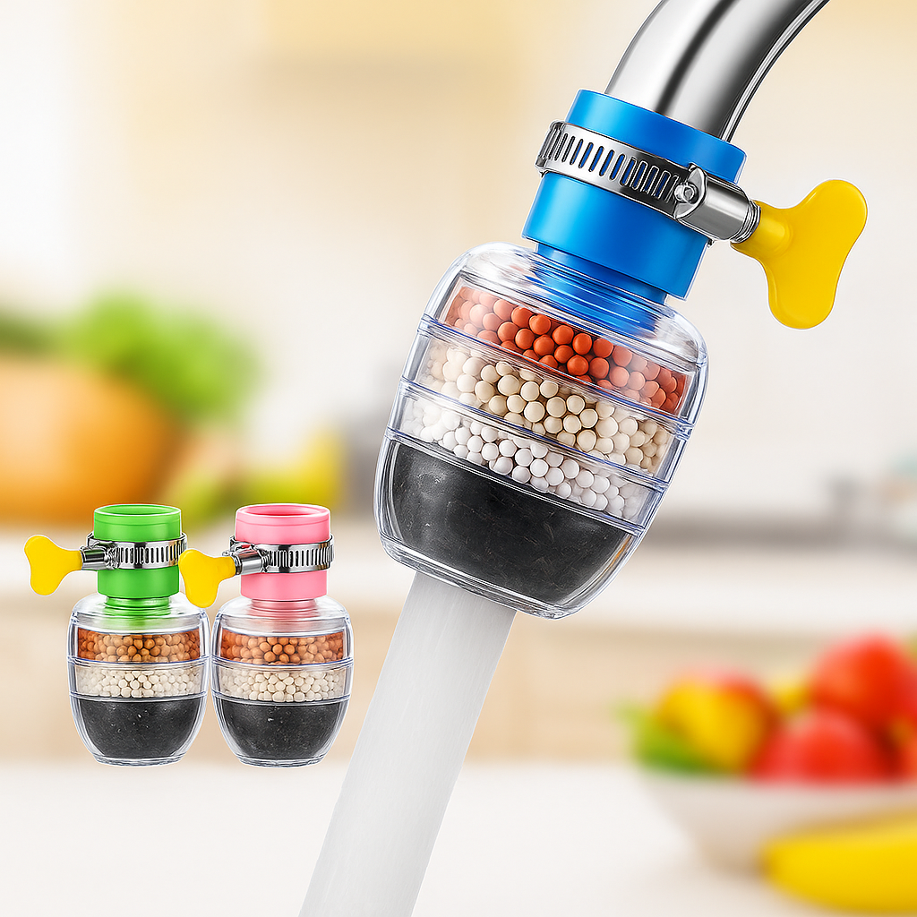 🔥 Buy 1 Get 1 FREE 🔥 Home Kitchen Faucet Tap Water Clean Purifier Filter