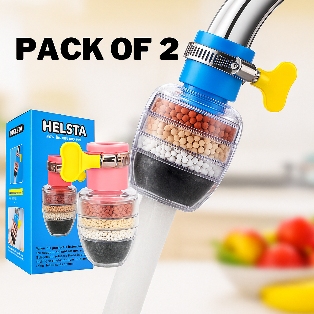🔥 Buy 1 Get 1 FREE 🔥 Home Kitchen Faucet Tap Water Clean Purifier Filter