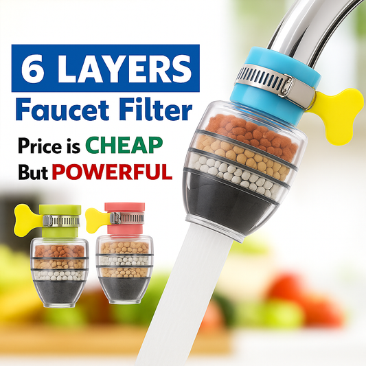 🔥 Buy 1 Get 1 FREE 🔥 Home Kitchen Faucet Tap Water Clean Purifier Filter