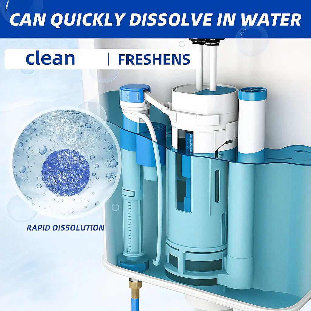 Blue Bubble Toilet Cleaner - Buy 1 Get 1 Free